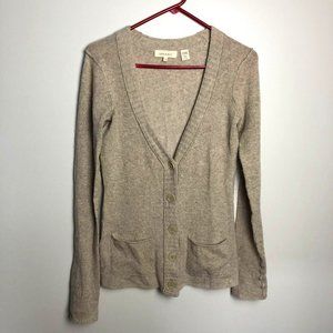 Inhabit Cashmere Blend V Neck Cardigan
